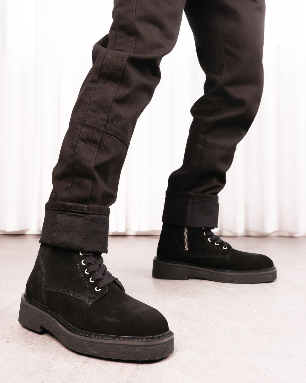 Saint Morta Chunky Boot Suede Black