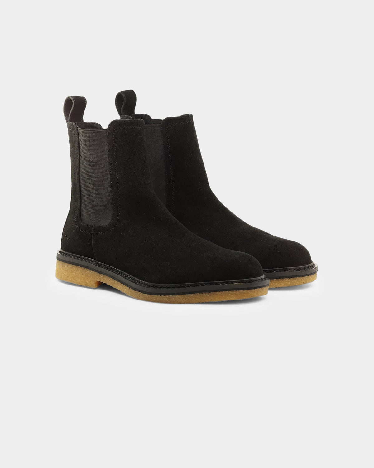 Saint Morta Crepe Chelsea Boot Black/Gum