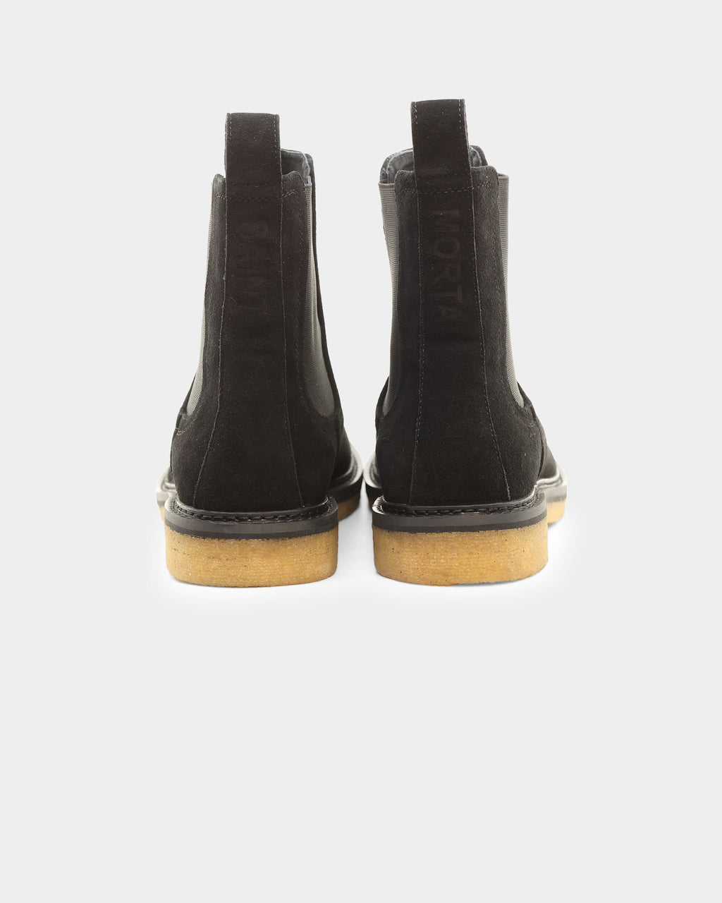 Saint Morta Crepe Chelsea Boot Black/Gum