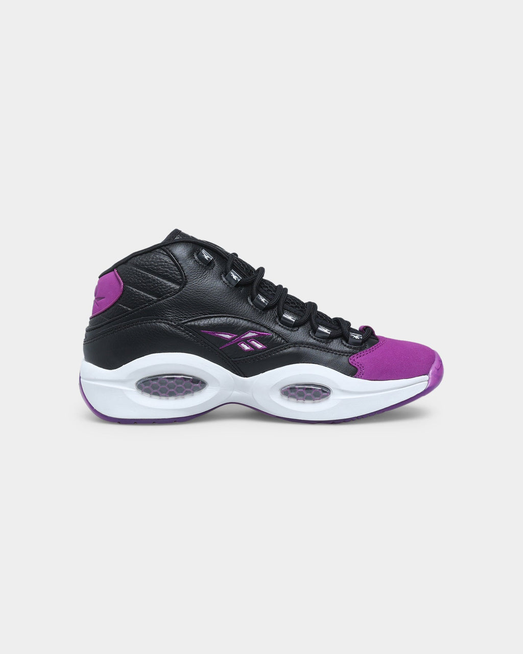 Reebok Question Mid Core Black/Aubergine/Pure Grey - Sneakers
