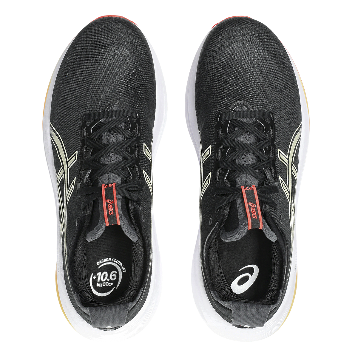 Asics Gel Nimbus 27 Black - Khaki - Running Shoes
