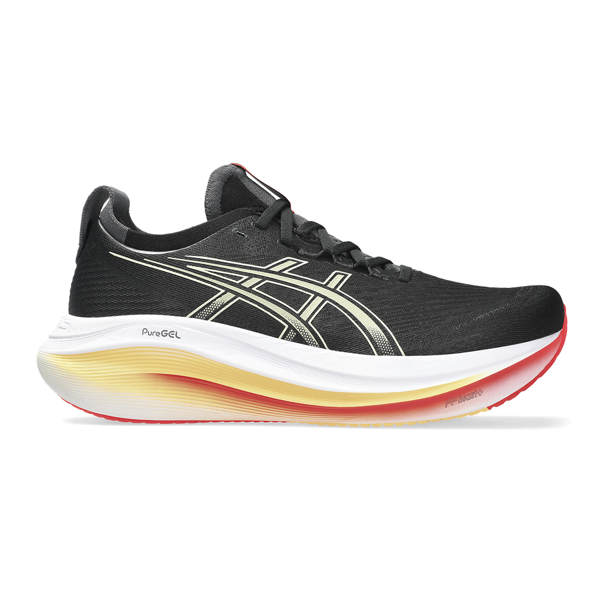 Asics Gel Nimbus 27 Black - Khaki - Running Shoes