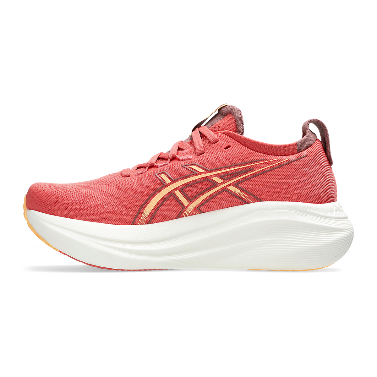 Asics Gel Nimbus 27 Dark Pink Clay - Orange Glow - Running Shoes