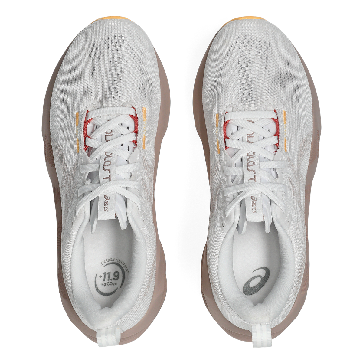 Asics Novablast 5 White - Fawn - Running Shoes