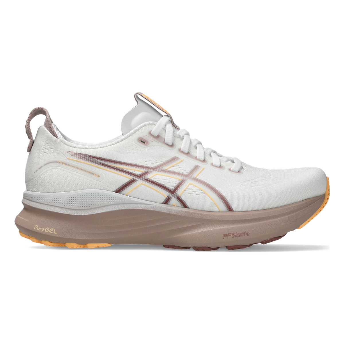 Asics Gel Kayano 32 White - Orange Glow - Running Shoes