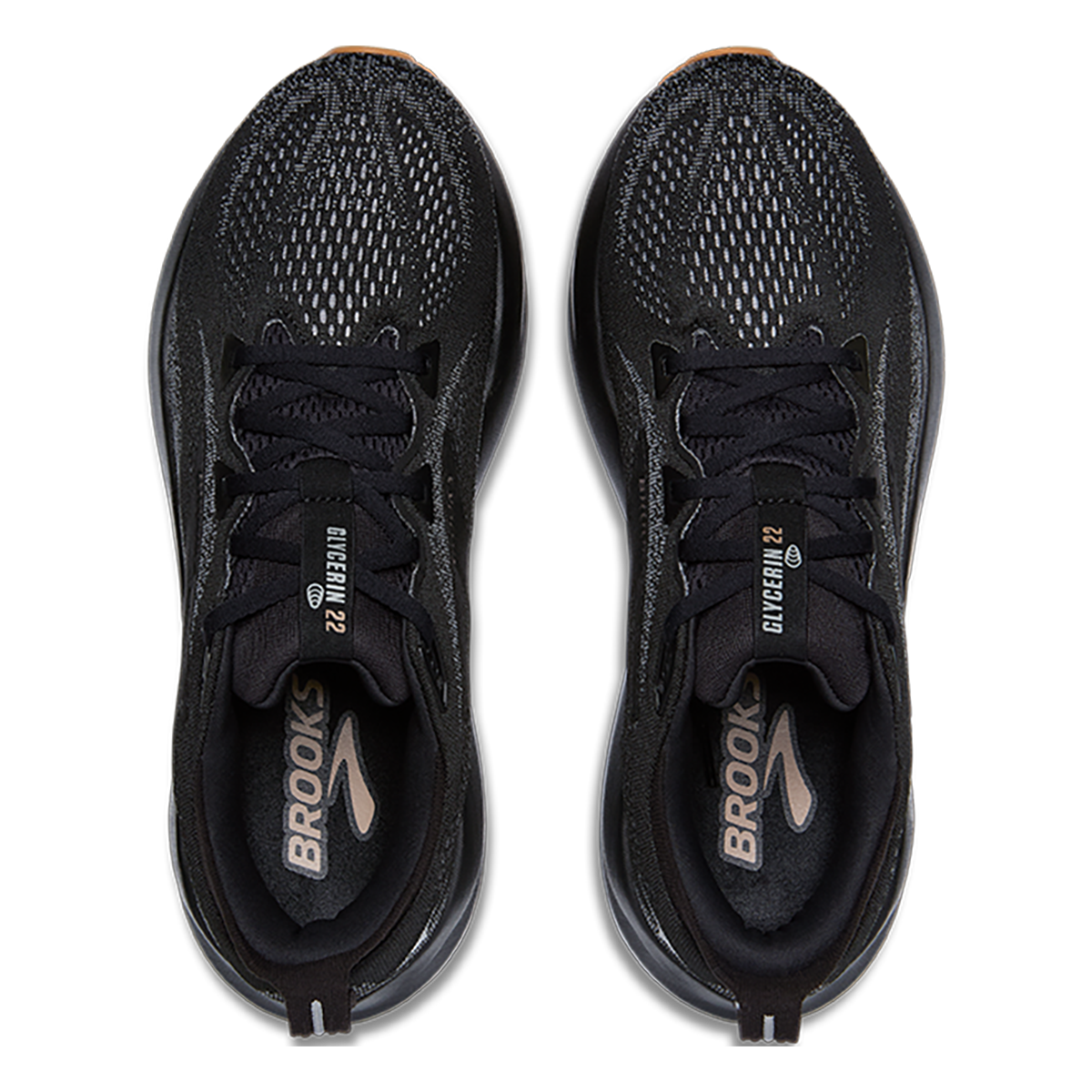 Brooks Glycerin 22 Black - Primer Gray - Biscuit - Running Shoes
