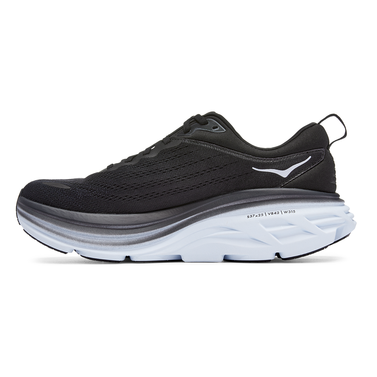 Hoka Bondi 8 - Black - White - Running Shoes
