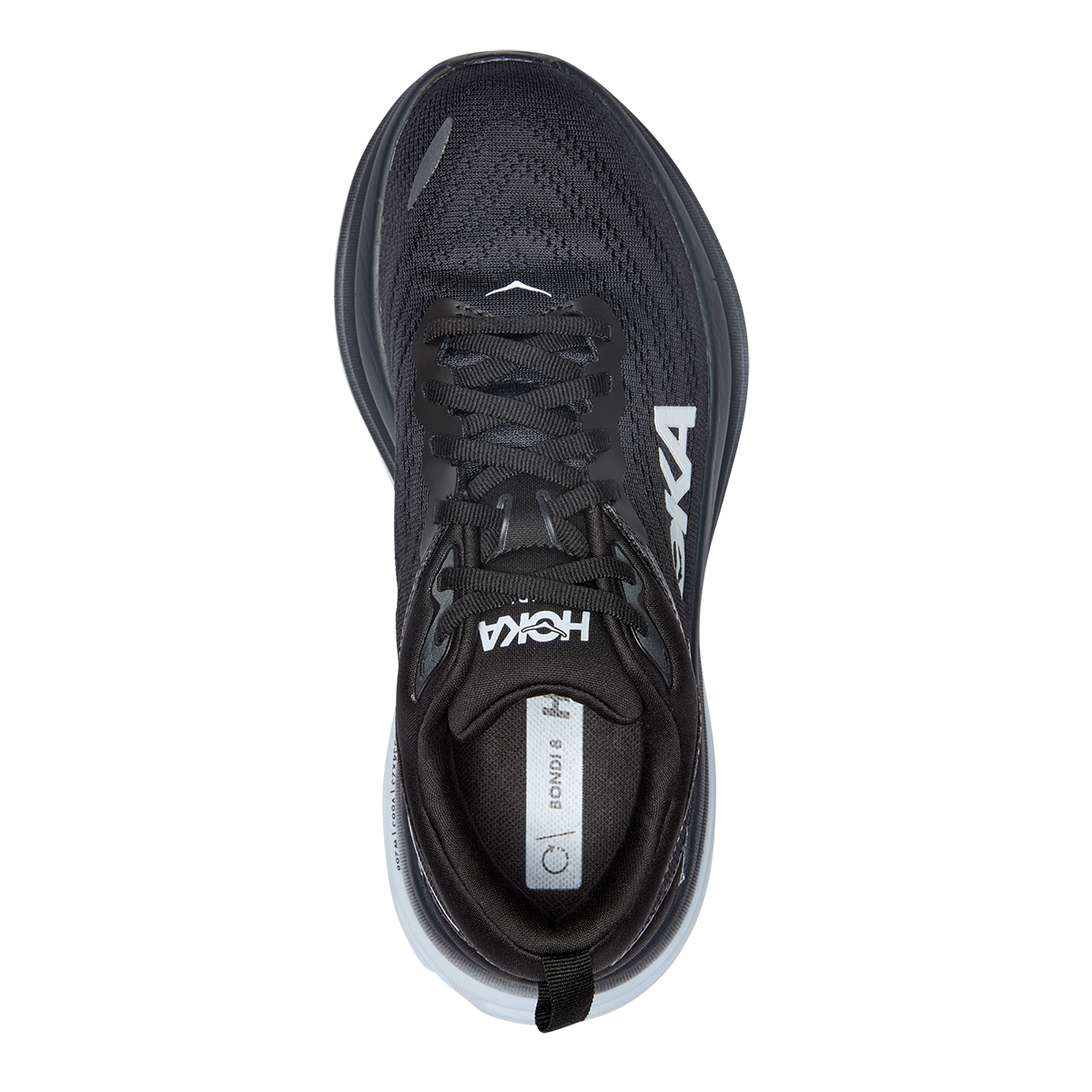Hoka Bondi 8 - Black - White - Running Shoes