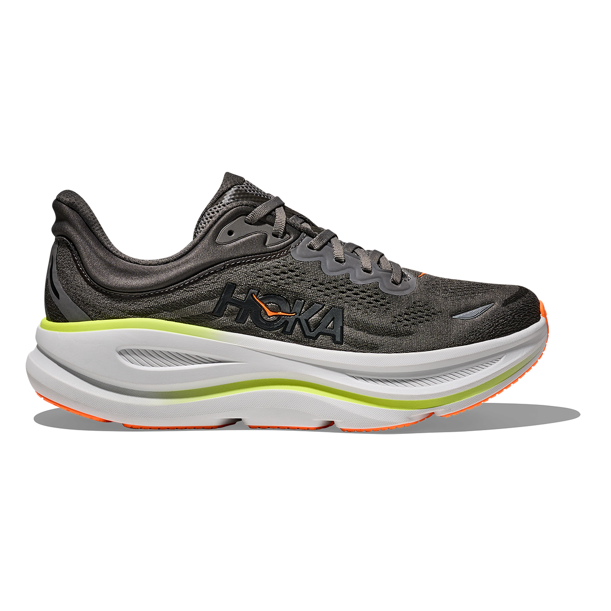 Hoka Bondi 9 Asphalt Grey - Gravel - Running Shoes