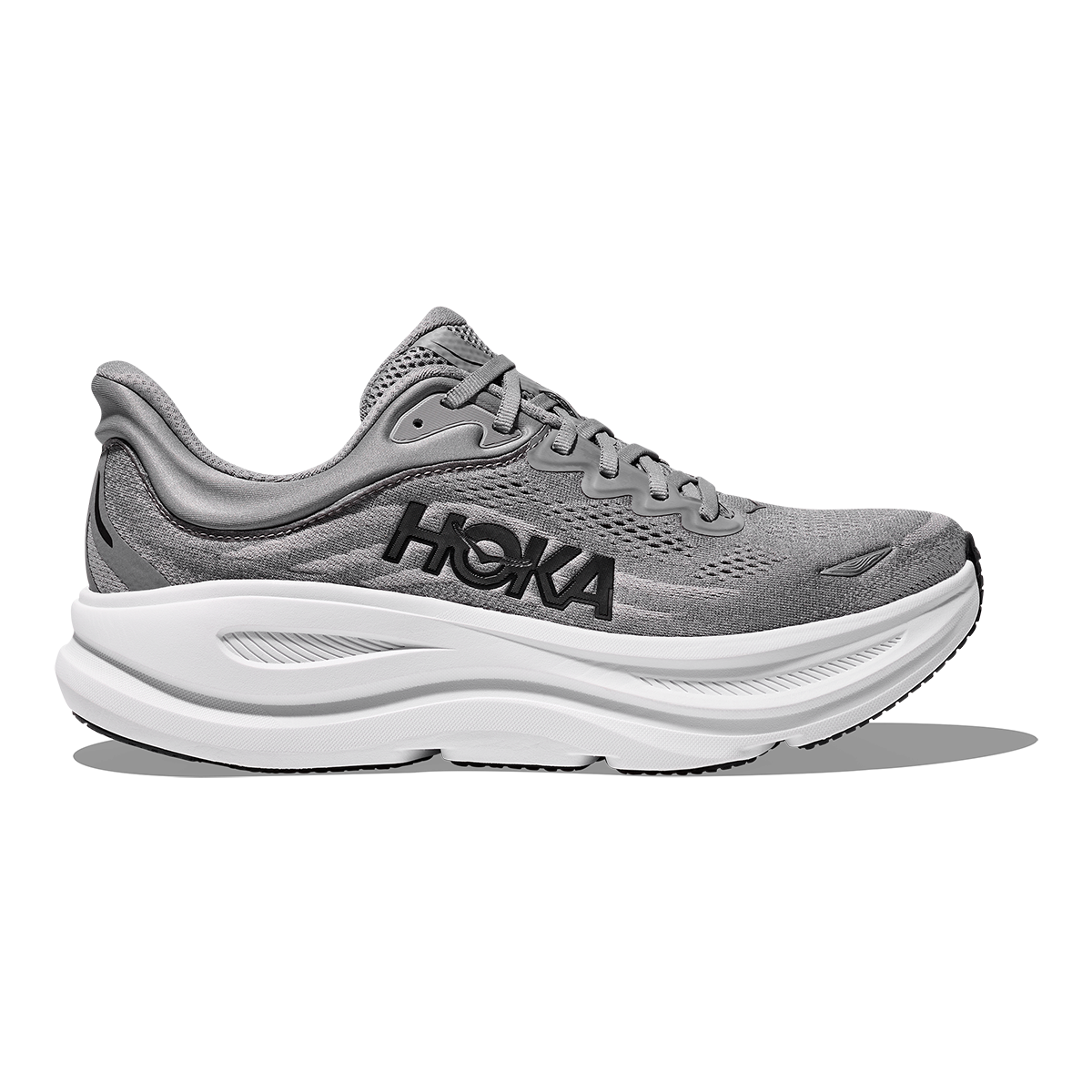 Hoka Bondi 9 Galactic Grey - Stellar Grey - Running Shoes