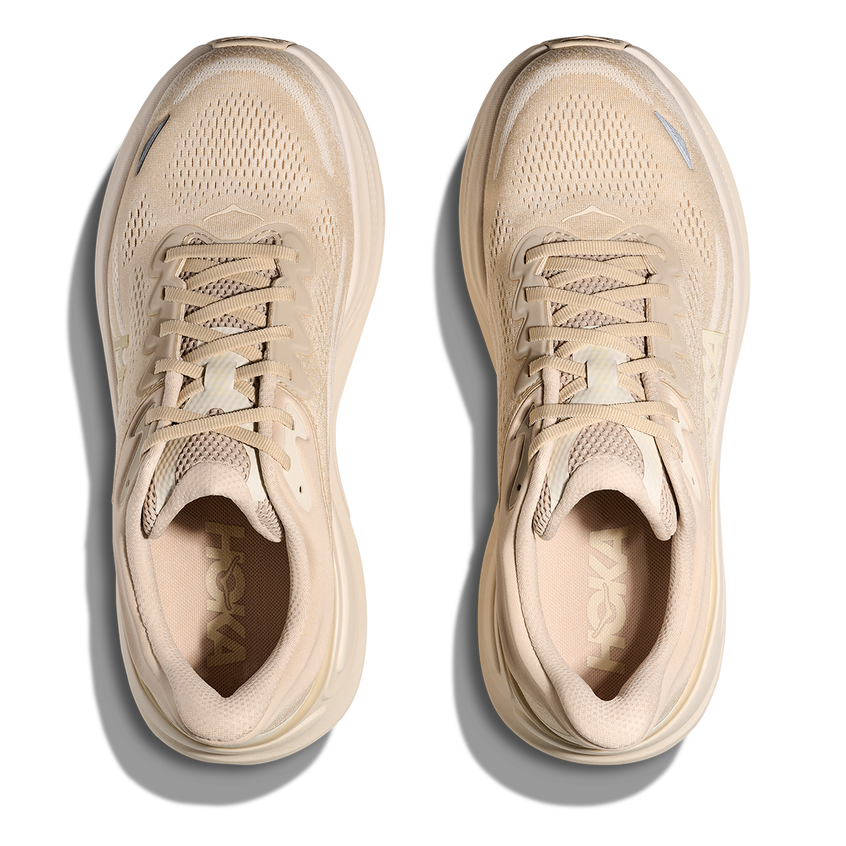 Hoka Bondi 9 Oatmeal - Oat Milk - Running Shoes