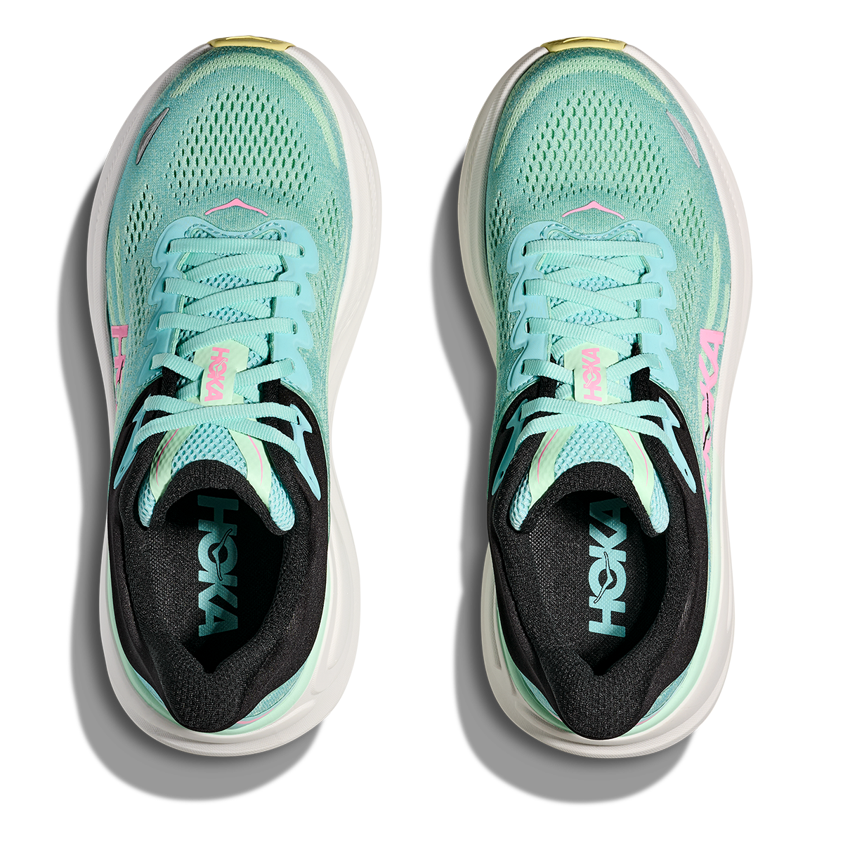 Hoka Bondi 9 Blue Spark - Mint Fluorite - Running Shoes
