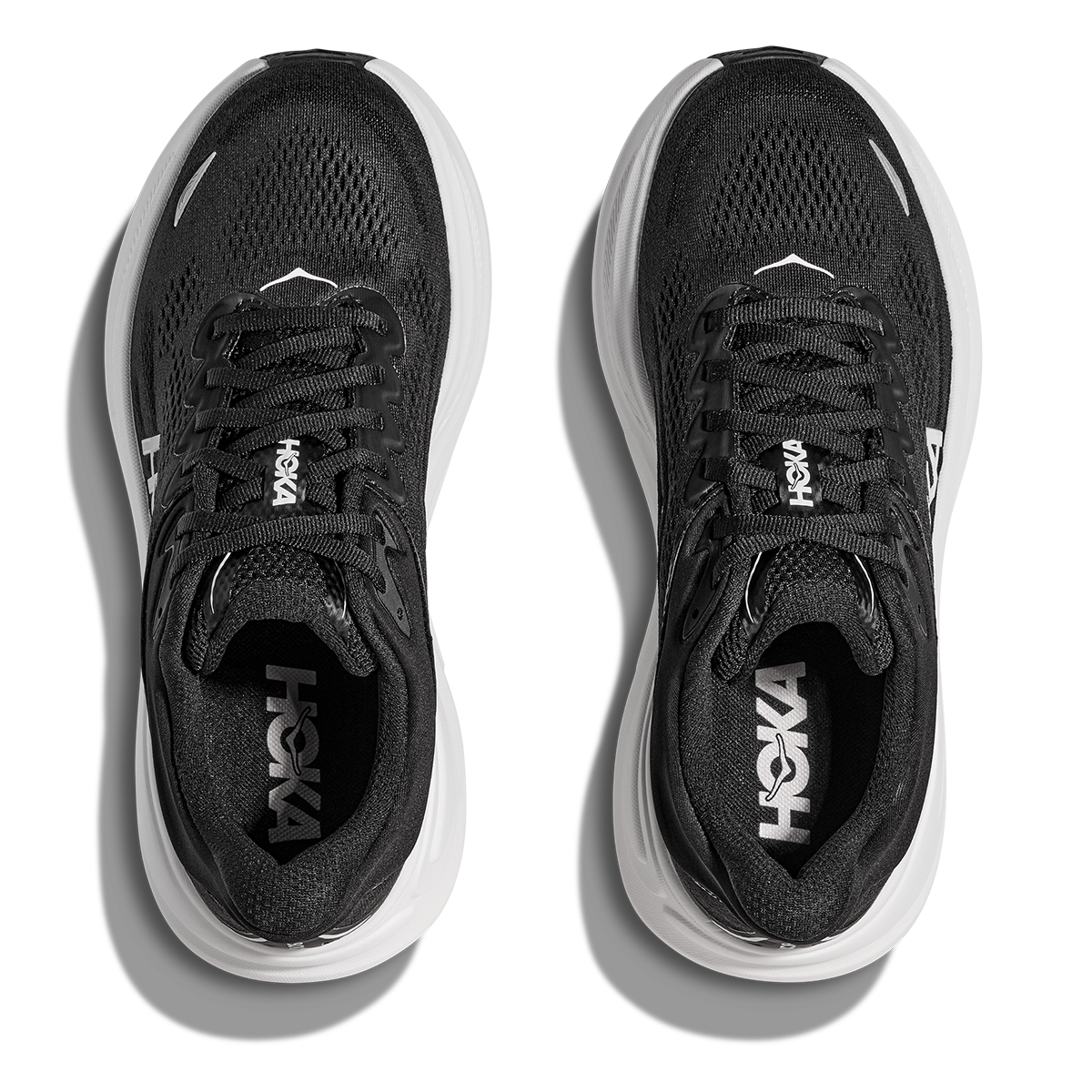 Hoka Bondi 9 Black - White - Running Shoes