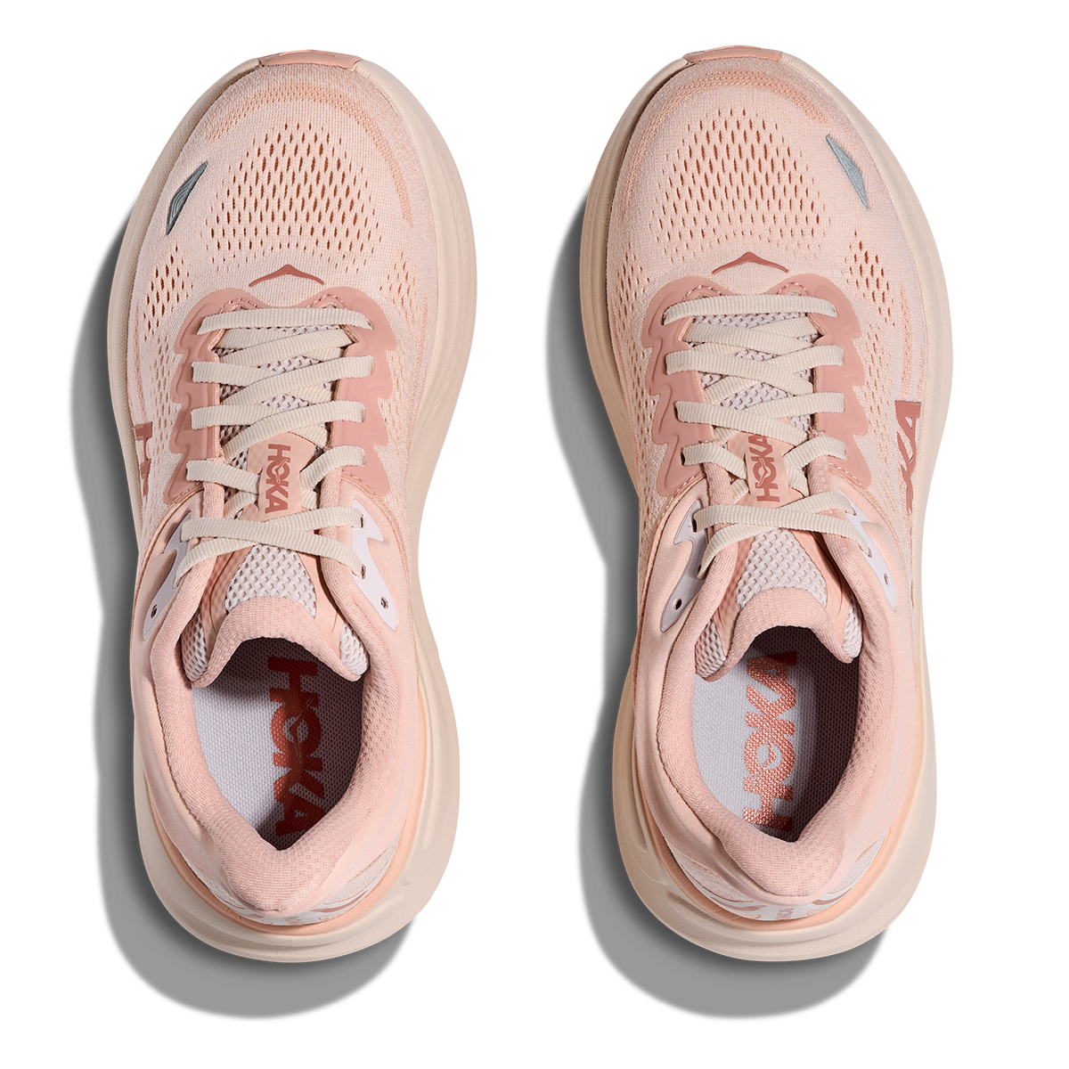 Hoka Bondi 9 Rose Latte - Rose Cream - Running Shoes