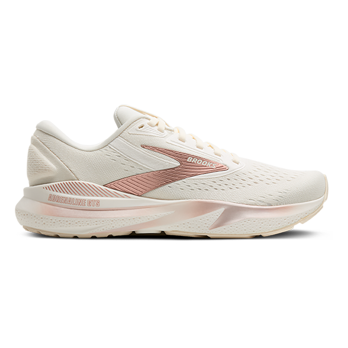 Brooks Adrenaline GTS 24 Coconut - Rose Gold - White - Running Shoes