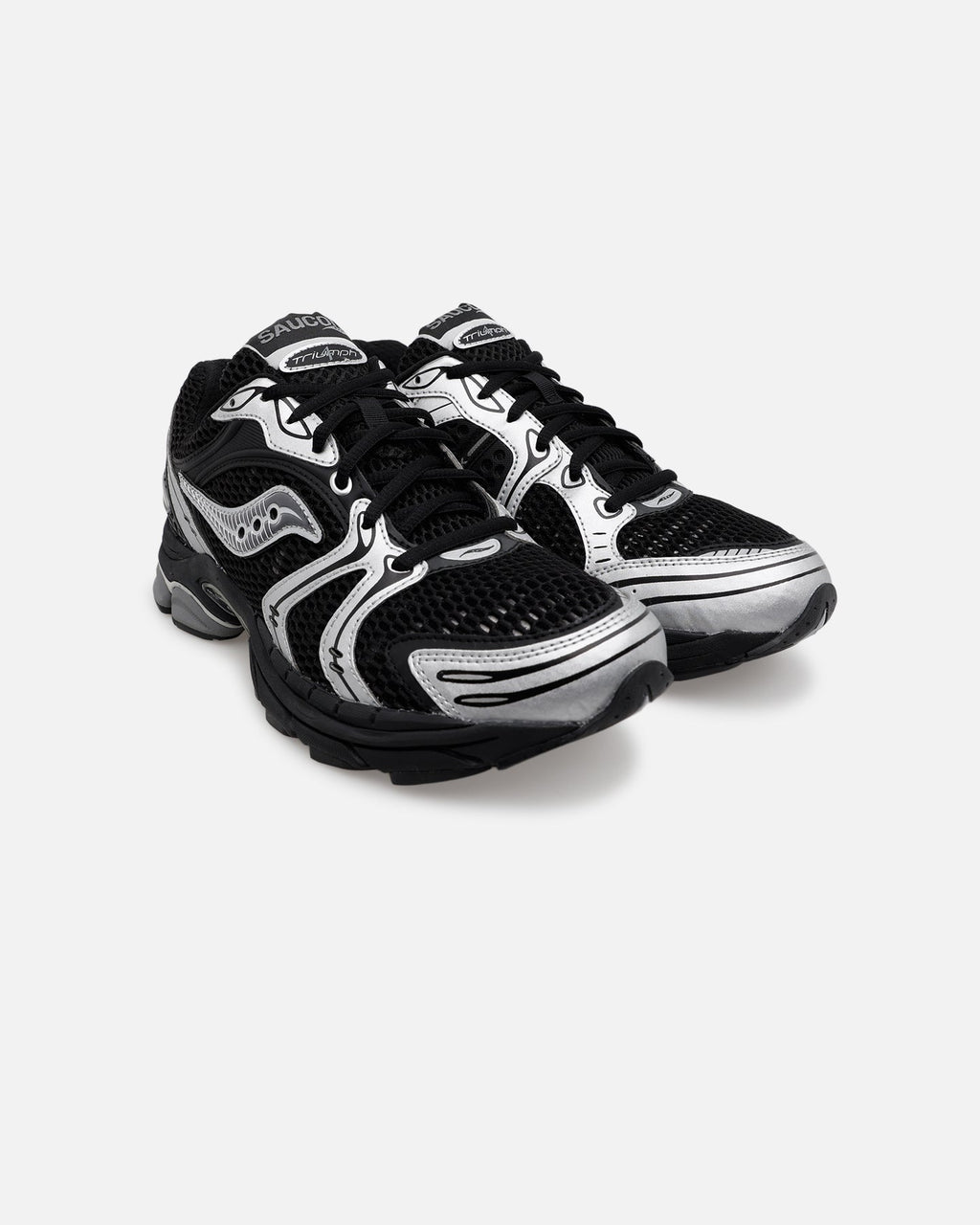 Saucony Progrid Triumph 4 Black/Silver - Sneakers