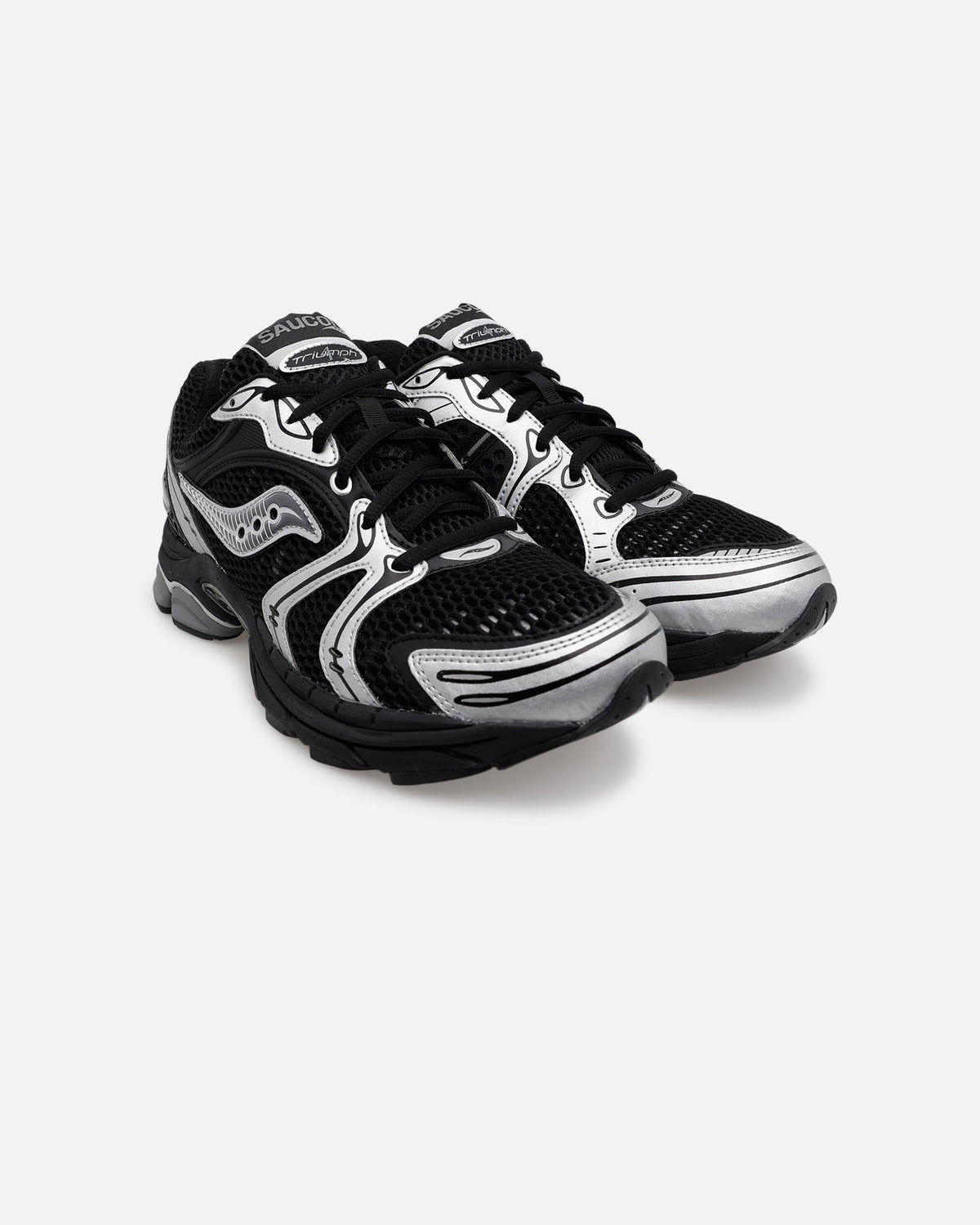 Saucony Progrid Triumph 4 Black/Silver - Sneakers