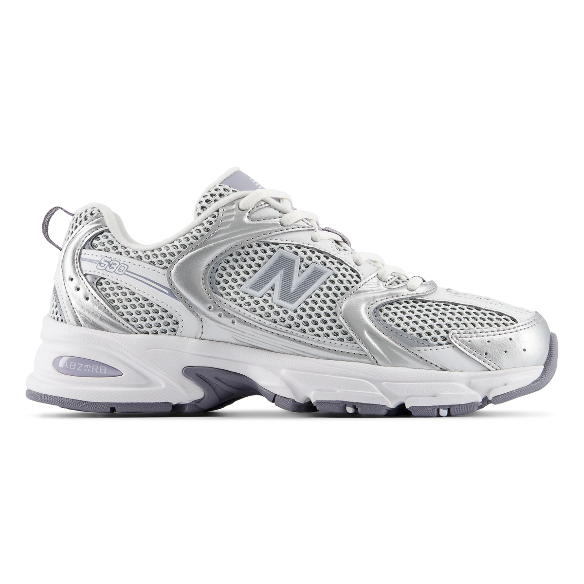 New Balance Men's U530KLA Grey Matter/Silver Metallic/Digital Mist - Sneakers