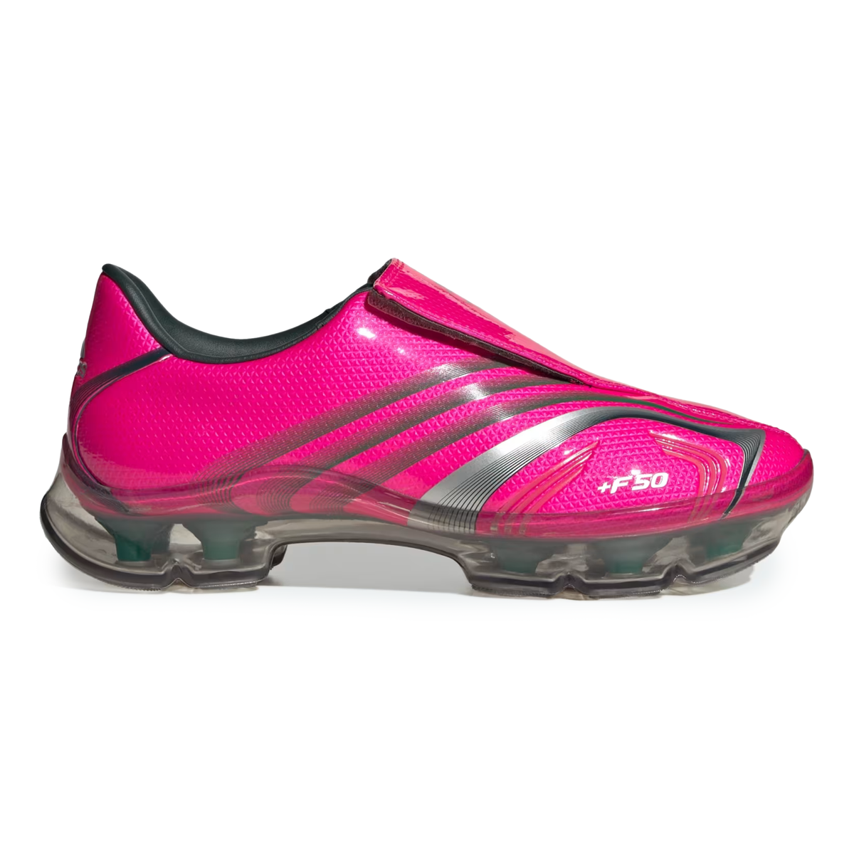 Adidas Women's F50 Adiframe Shock Pink/Bold Green/Silver Metallic - Sneakers