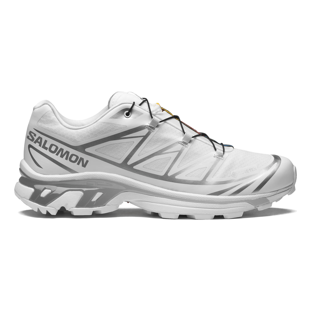 Salomon Men's XT-6 Gore-Tex White/Silver - Sneakers