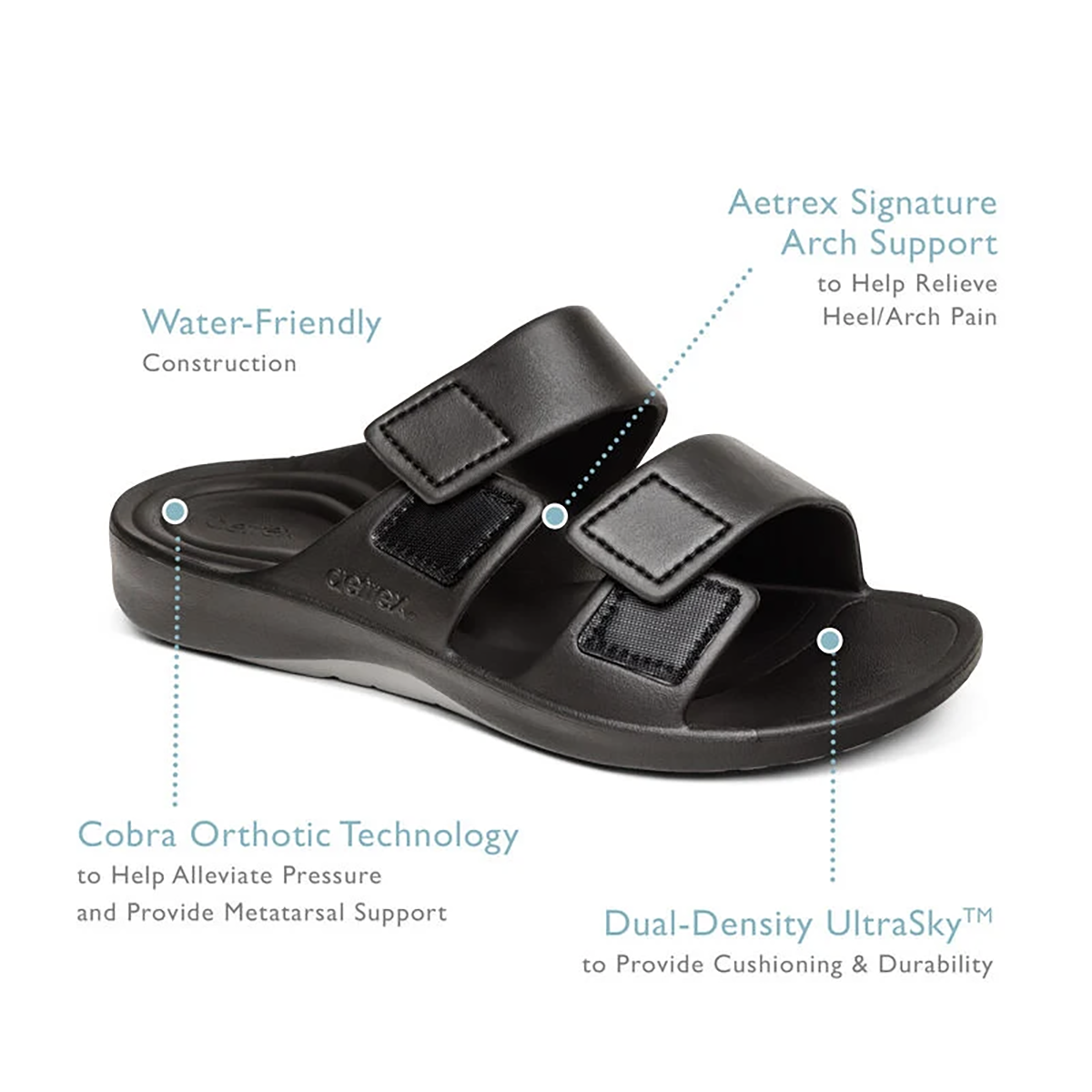 Aetrex Milos Slide