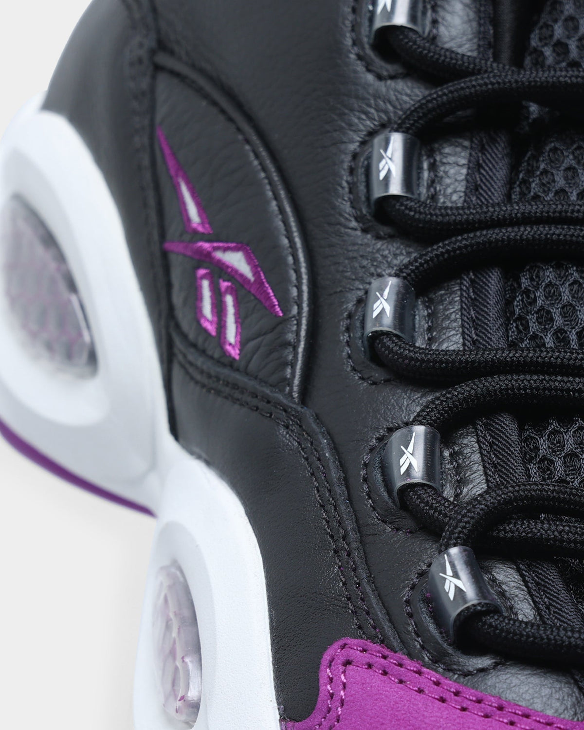 Reebok Question Mid Core Black/Aubergine/Pure Grey - Sneakers