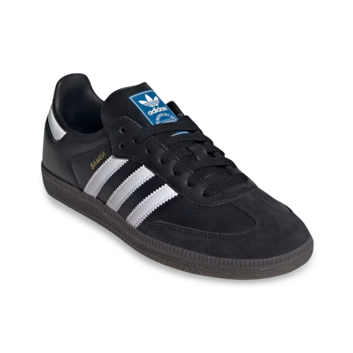 Adidas Women's Samba OG Core Black/Cloud White/Gum - Sneakers
