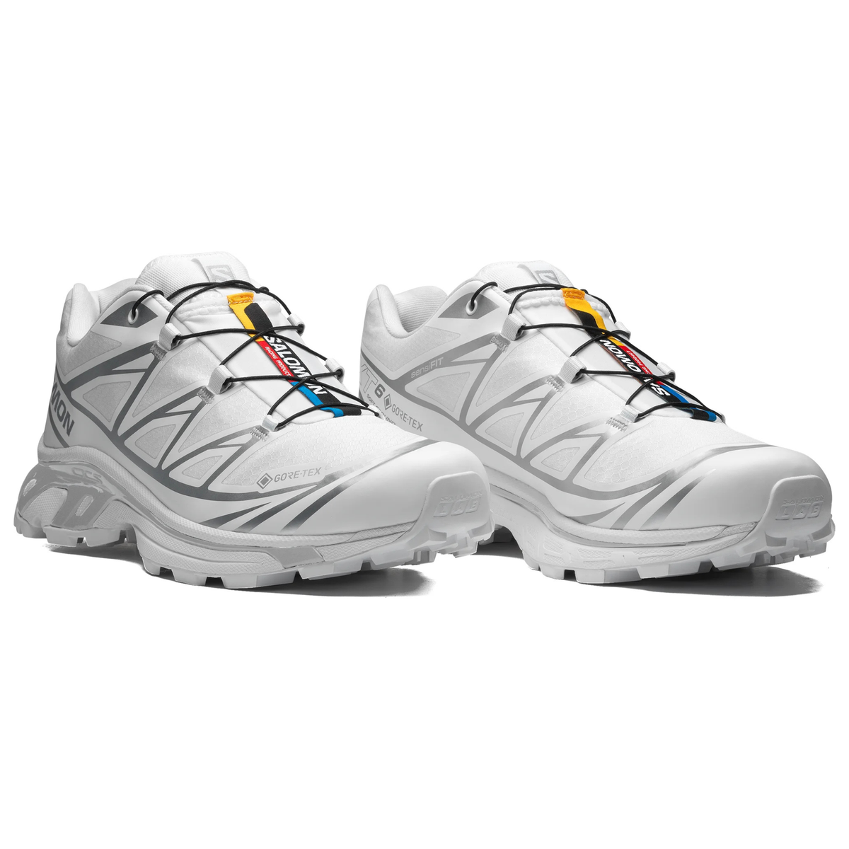 Salomon Men's XT-6 Gore-Tex White/Silver - Sneakers