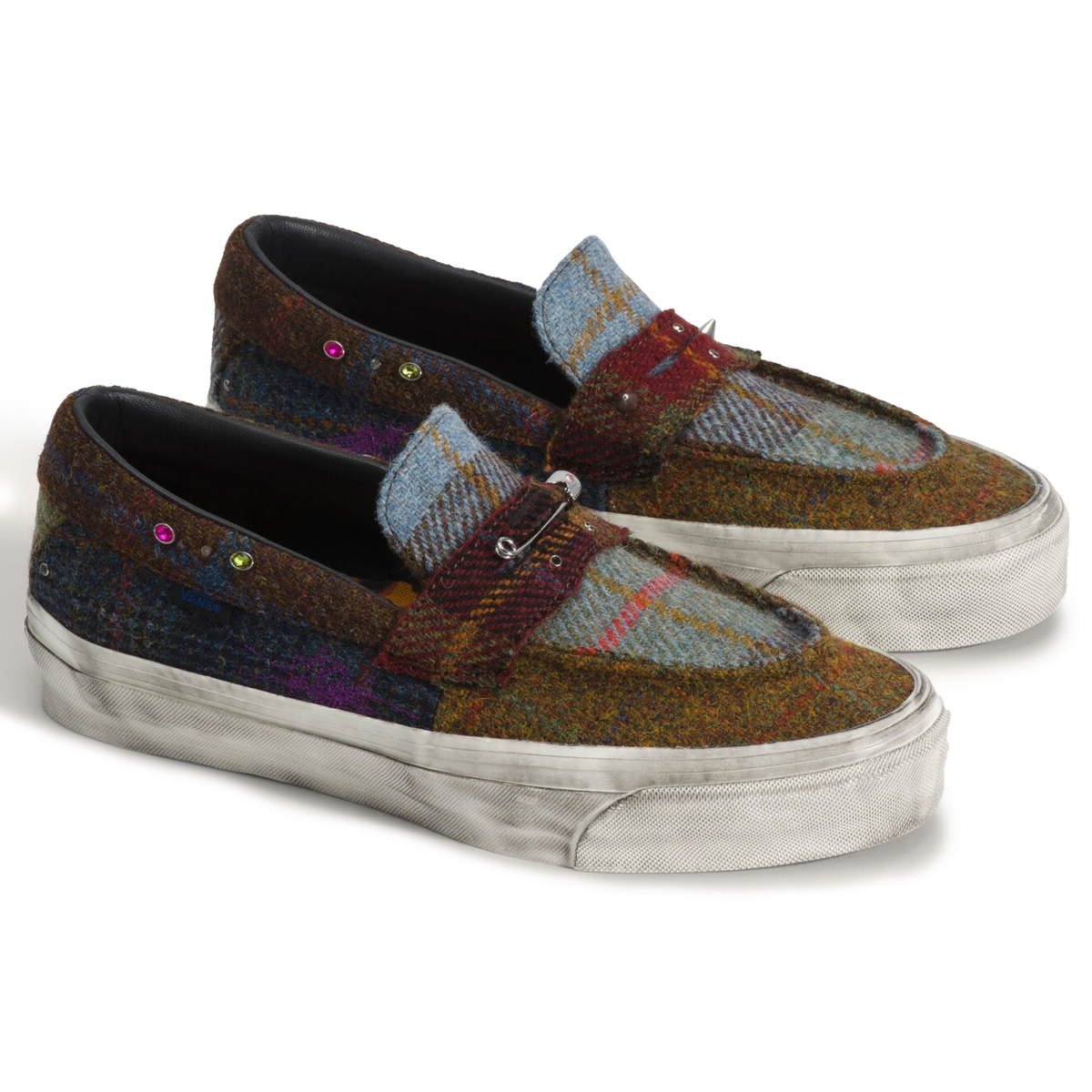 Vans Men's Harris Tweed Loafer Multicolor