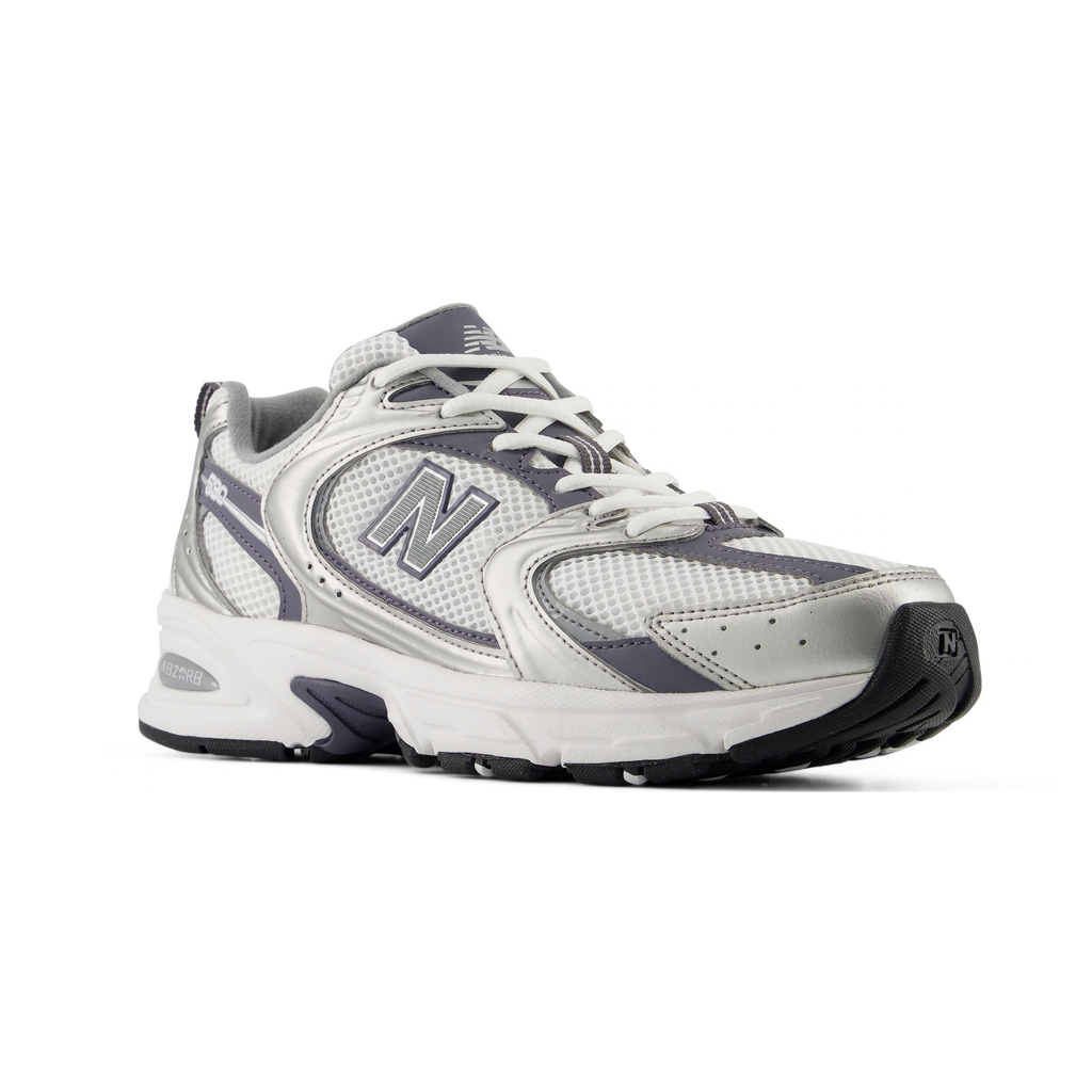 New Balance Men's U530SMP Silver Metallic/Neptune Grey/White - Sneakers