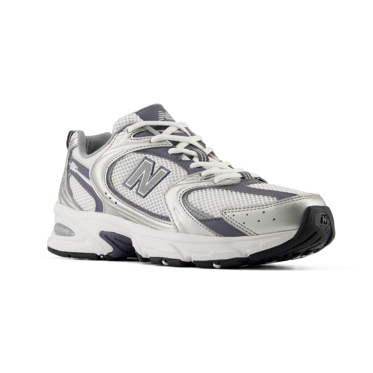 New Balance Men's U530SMP Silver Metallic/Neptune Grey/White - Sneakers