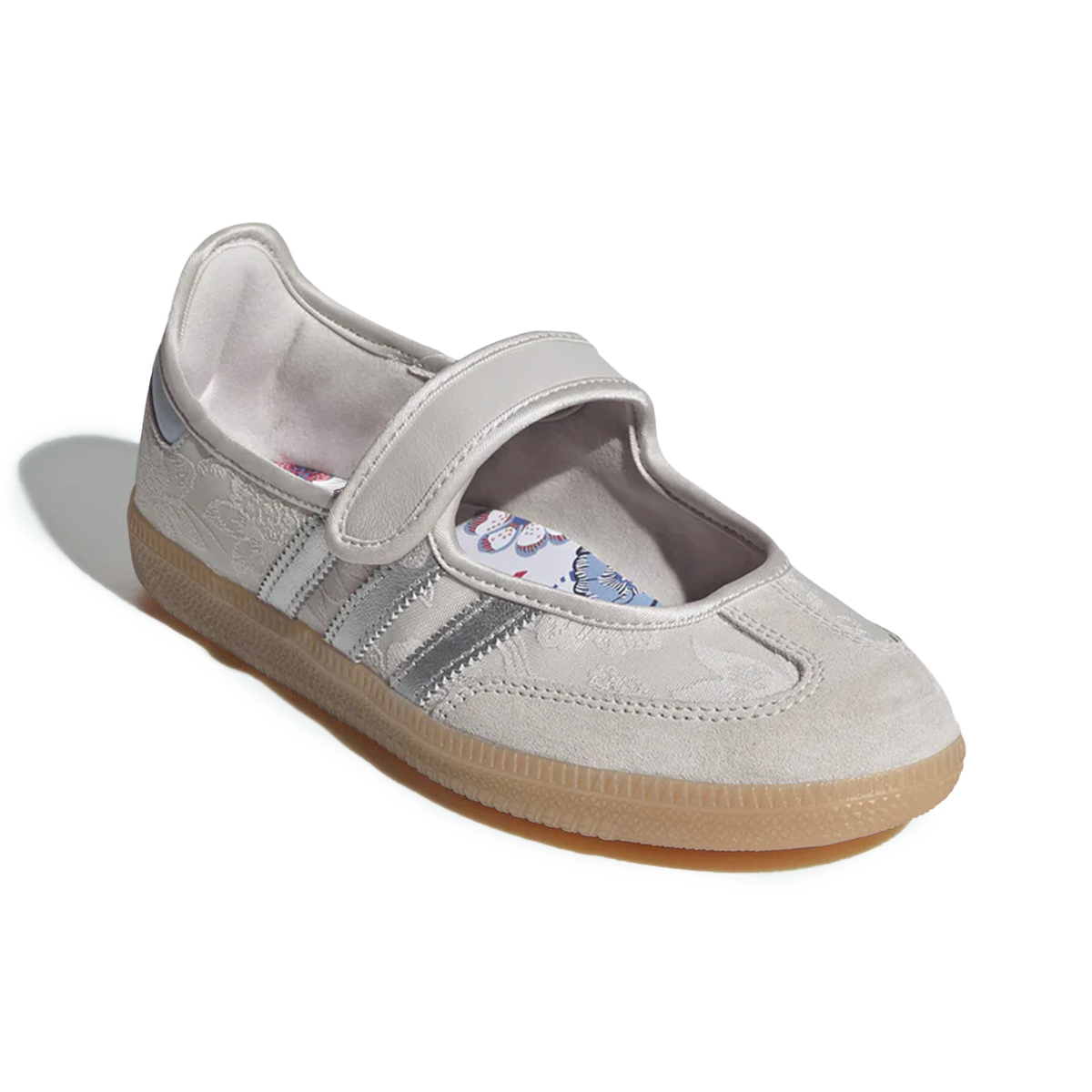 Adidas x Liberty London Women's Samba Jane Chalk Pearl/Silver Metallic - Sneakers