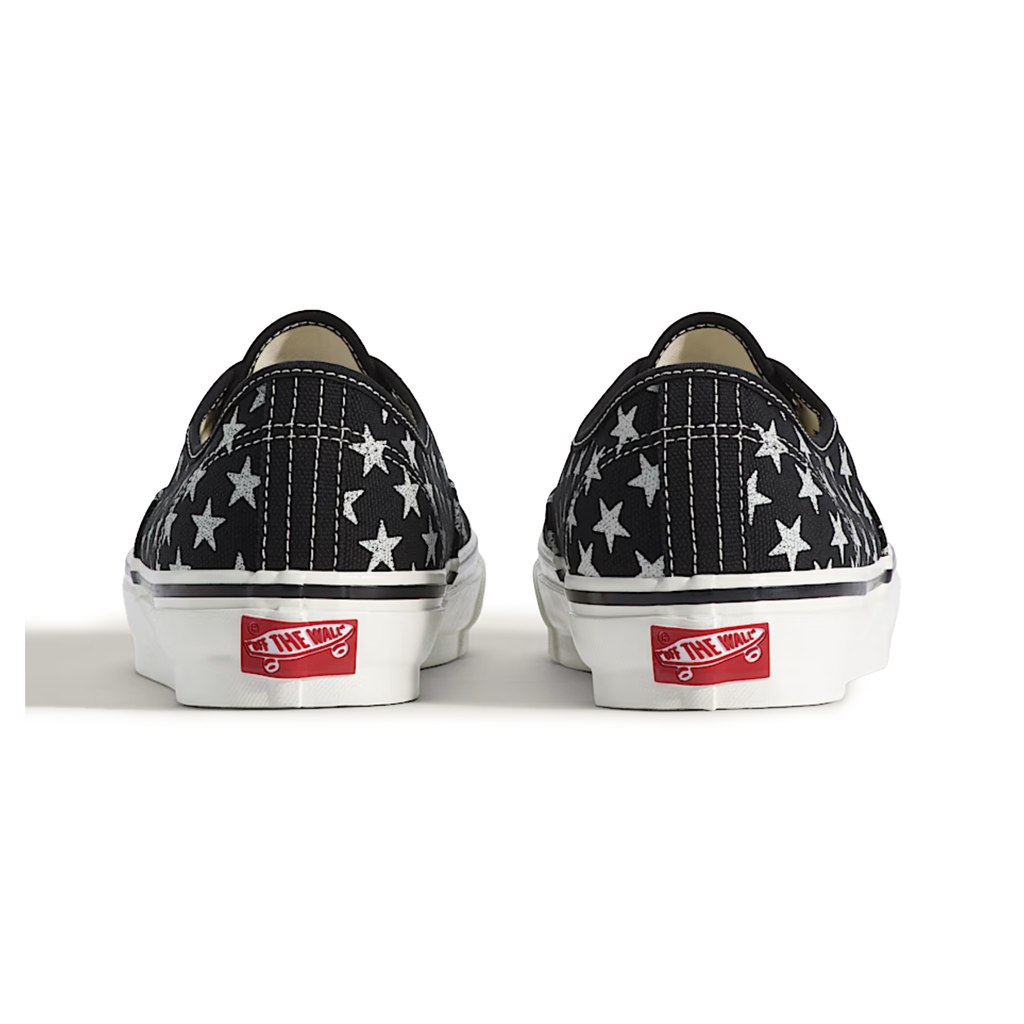 Vans Men's Premium Authentic Stars Black/Marshmallow White - Sneakers