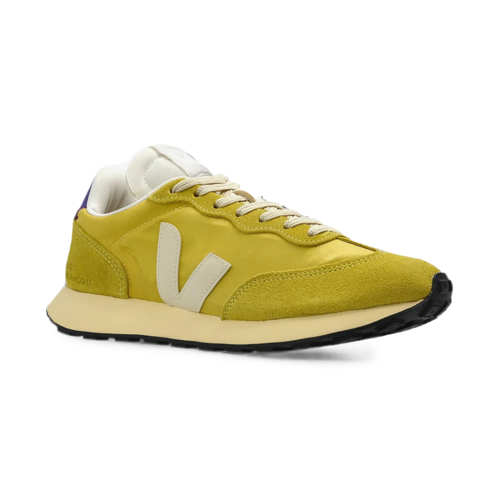 VEJA Women's Rio Brancato II Lite Yellow/Cream/Purple Nylon - Sneakers