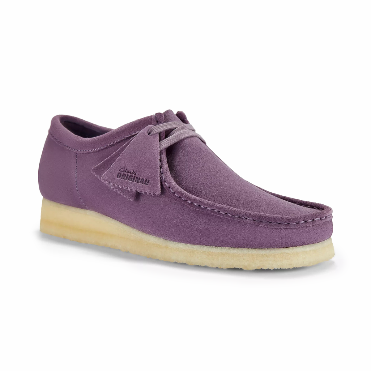 Clarks Men's Wallabee Plum Suede - Shoes