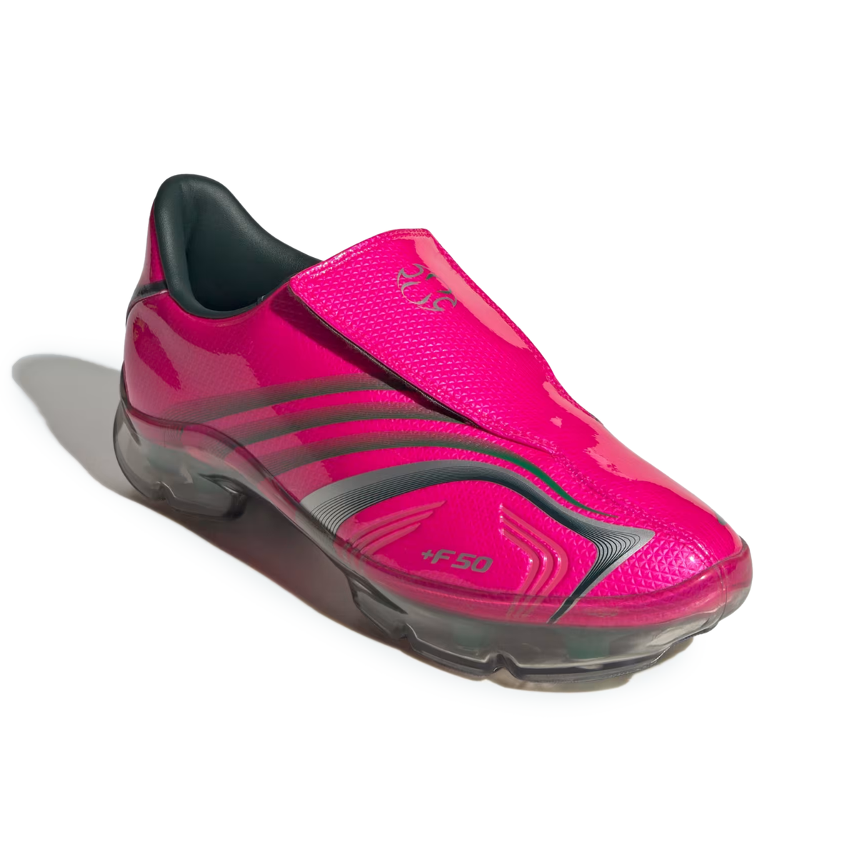 Adidas Women's F50 Adiframe Shock Pink/Bold Green/Silver Metallic - Sneakers