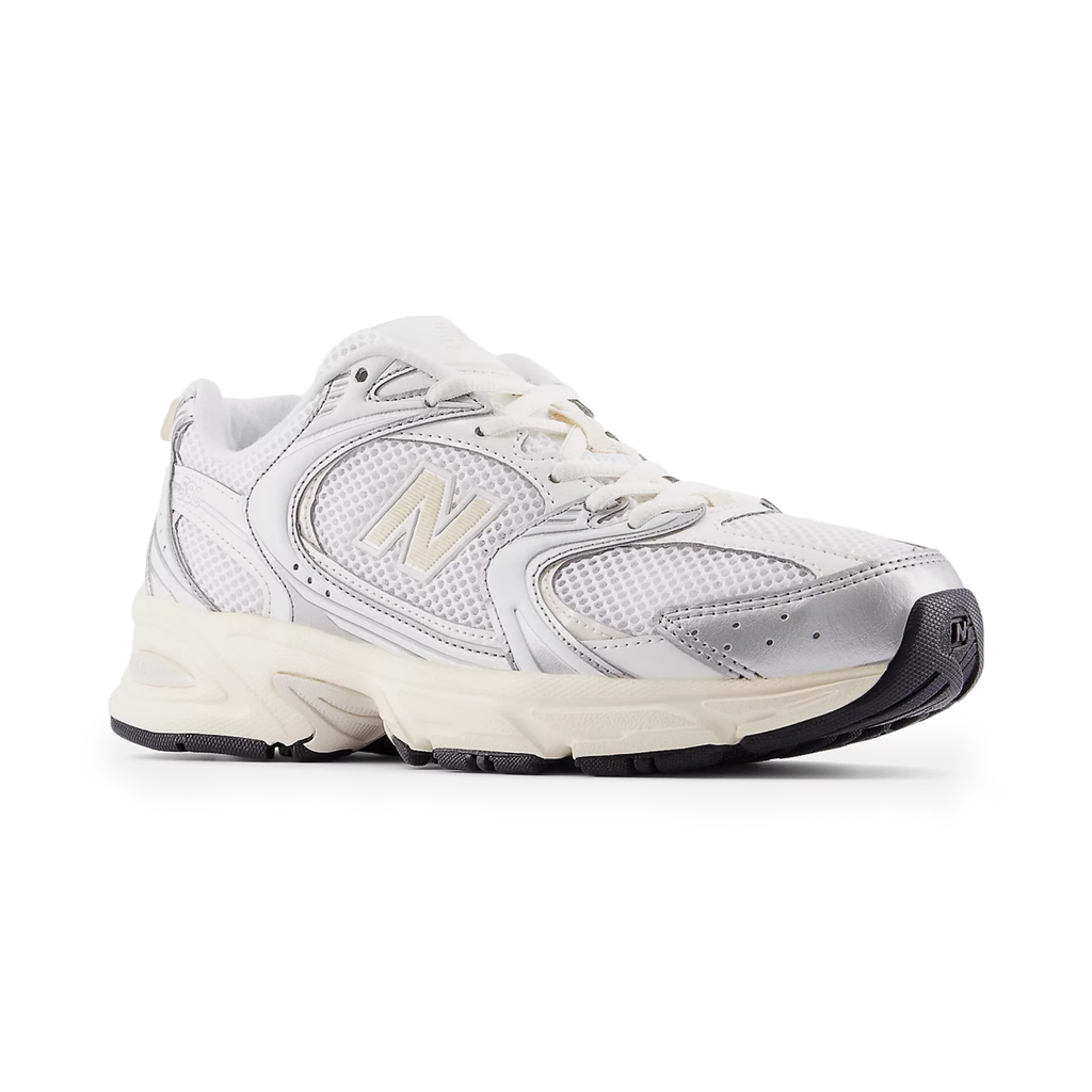 New Balance Men's U530ESB Silver Metallic/Linen - Sneakers