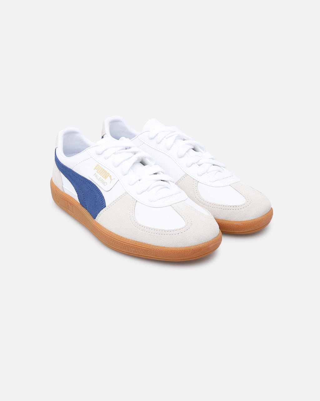Puma Palermo Leather White/Blue - Sneakers