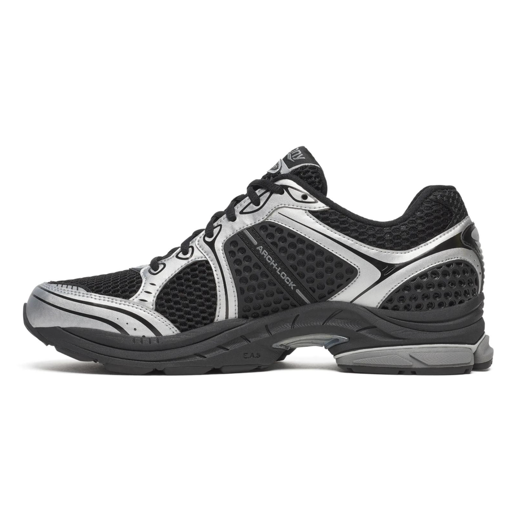Saucony Men's ProGrid Triumph 4 Black/Silver - Sneakers