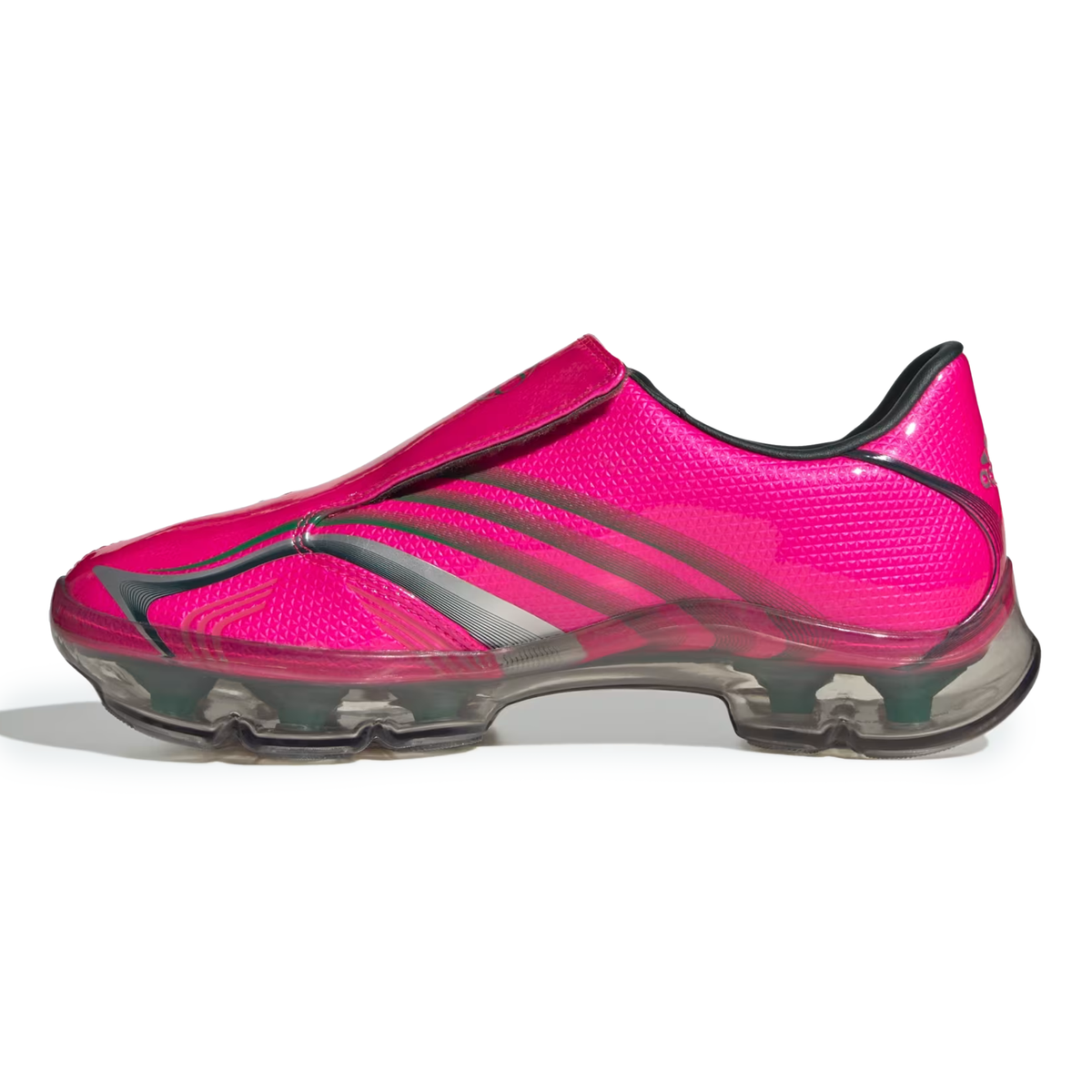 Adidas Women's F50 Adiframe Shock Pink/Bold Green/Silver Metallic - Sneakers