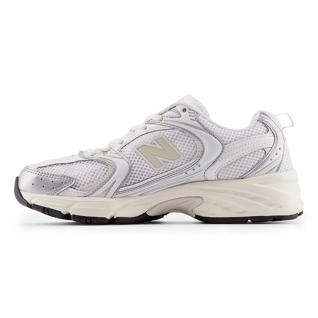 New Balance Men's U530ESB Silver Metallic/Linen - Sneakers