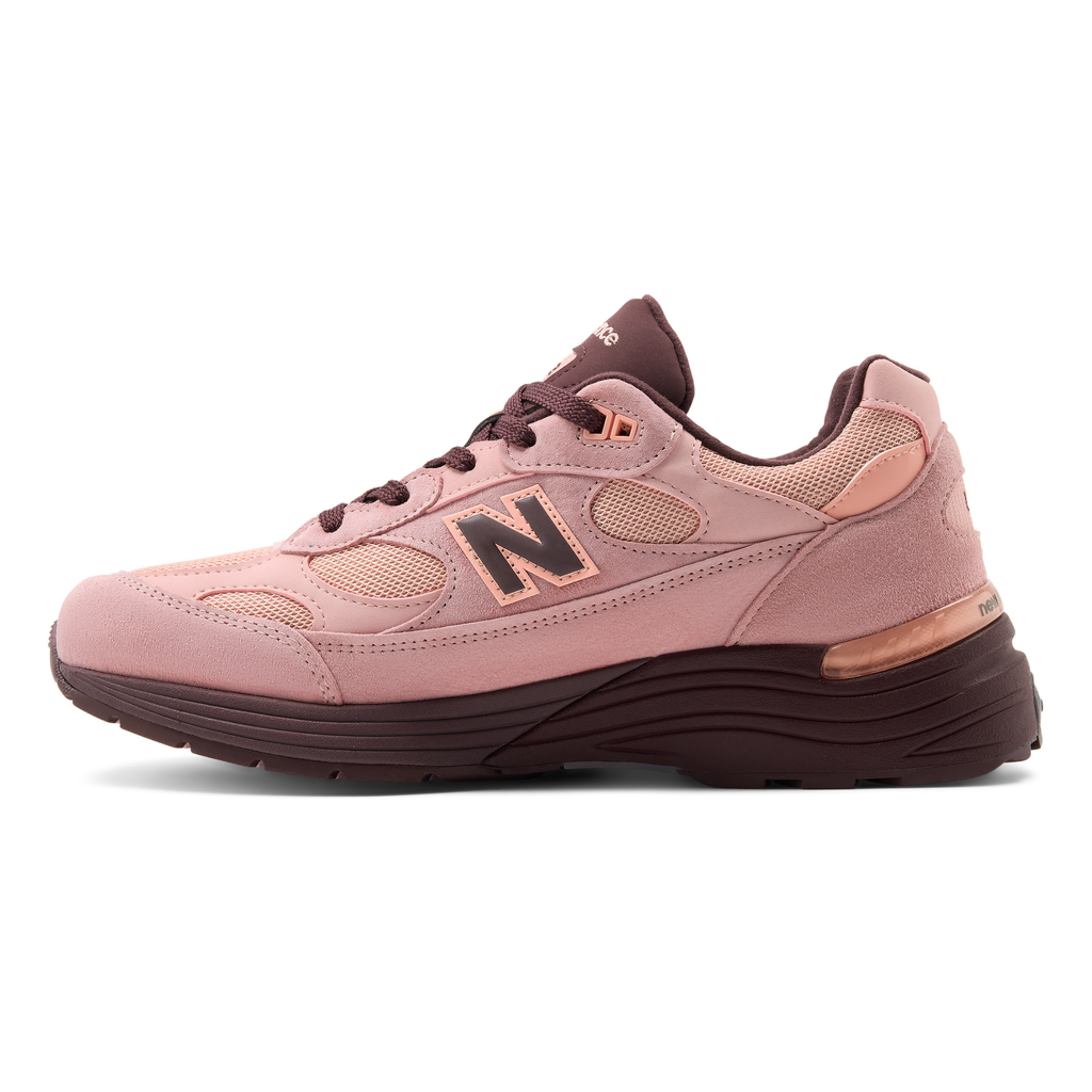 New Balance Men's U992PK Pink Chalk/Pink Lemonade/Cherry Leather - Sneakers