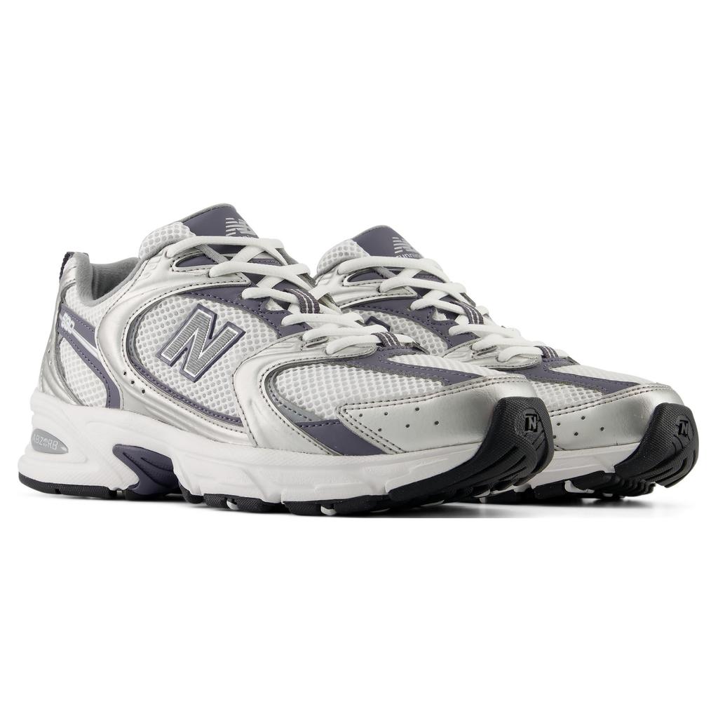 New Balance Men's U530SMP Silver Metallic/Neptune Grey/White - Sneakers