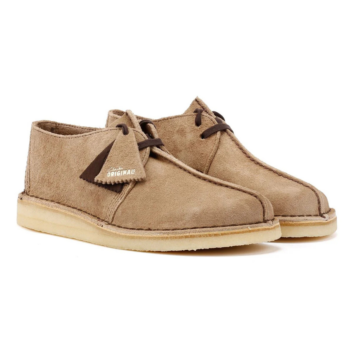 Clarks Men's Desert Trek Wolf Suede - Shoes