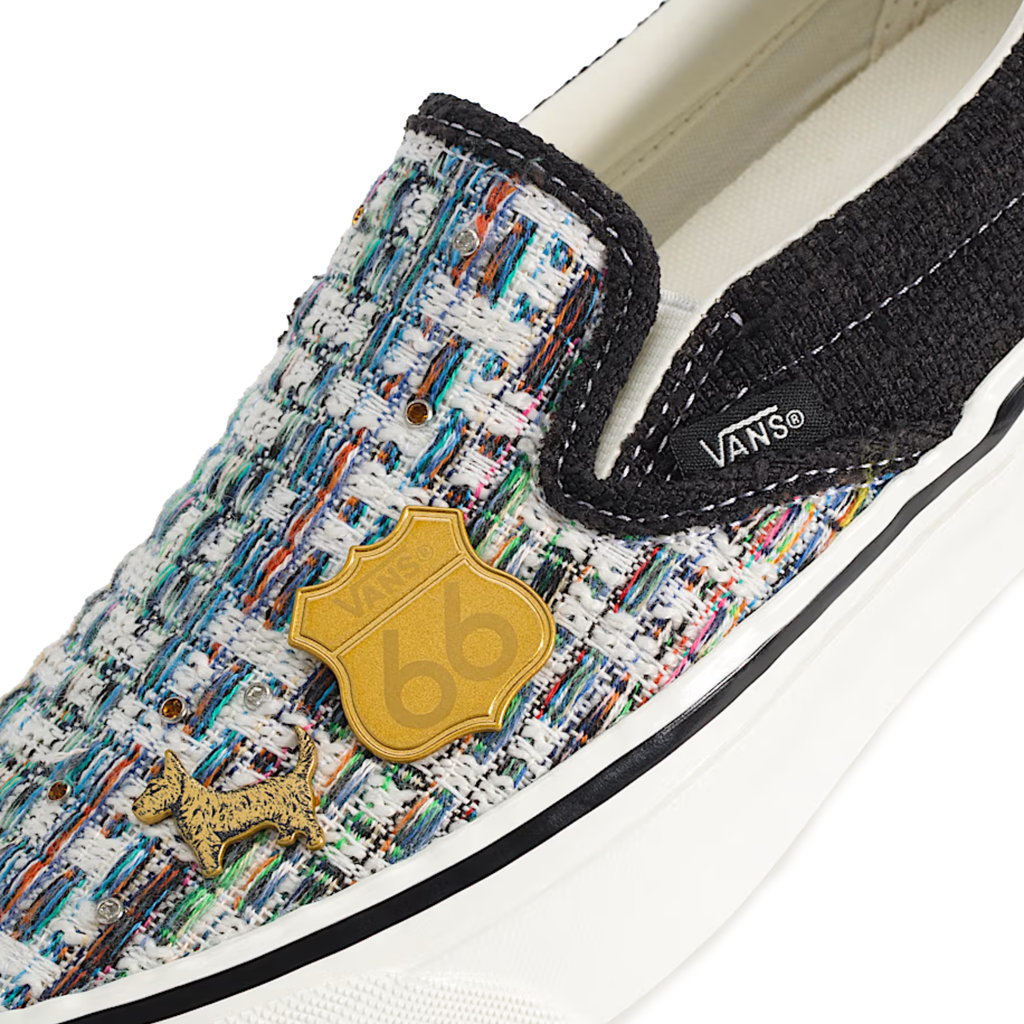 Vans Men's Premium Classic Slip On Cardigan Black/White - Sneakers