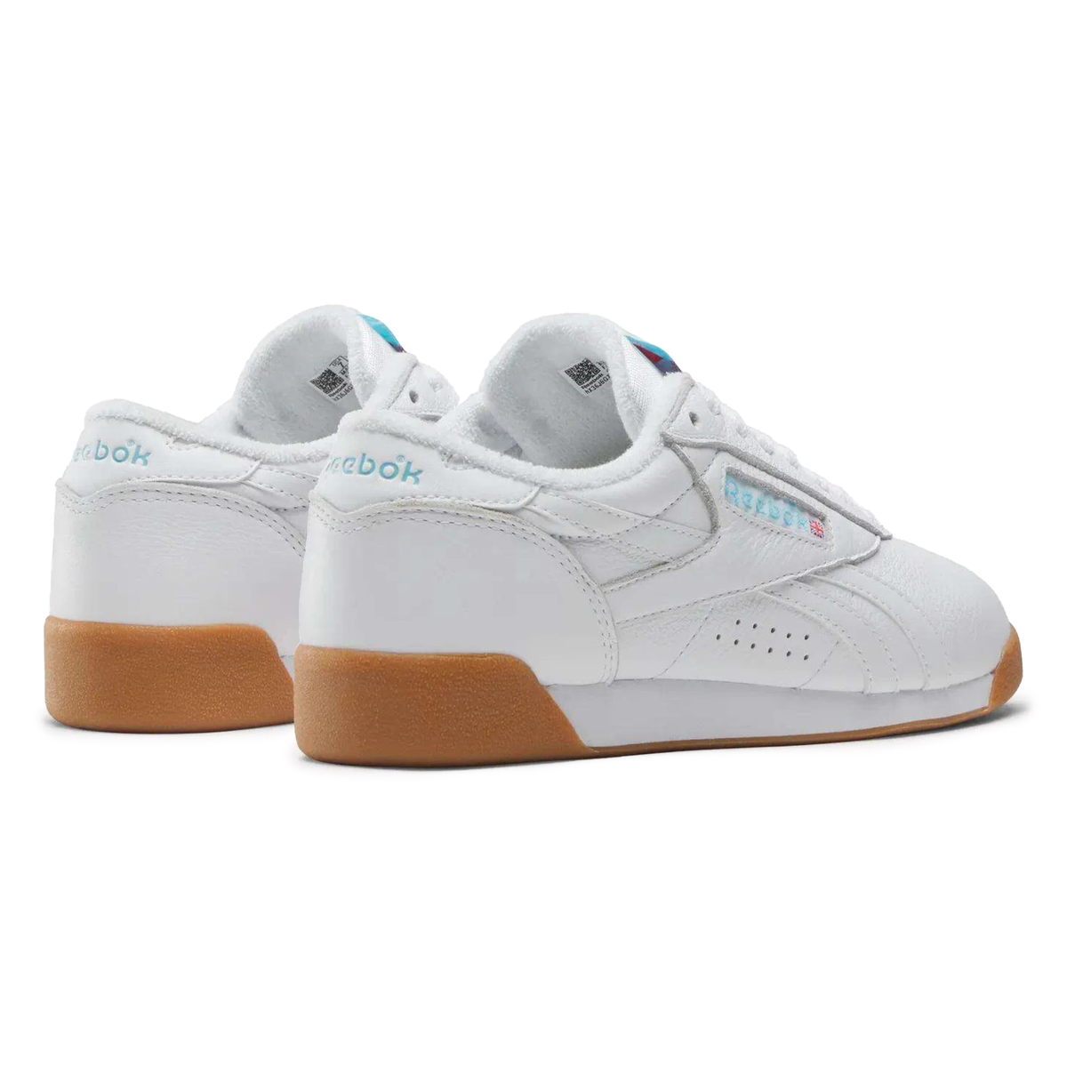Reebok Women's Freestyle Lo White/Gum - Sneakers