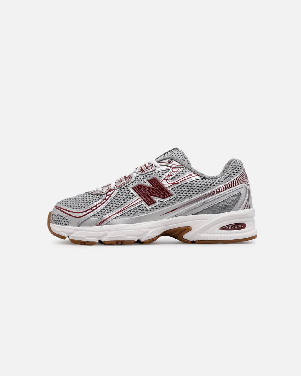 New Balance 740 Burgundy - Sneakers