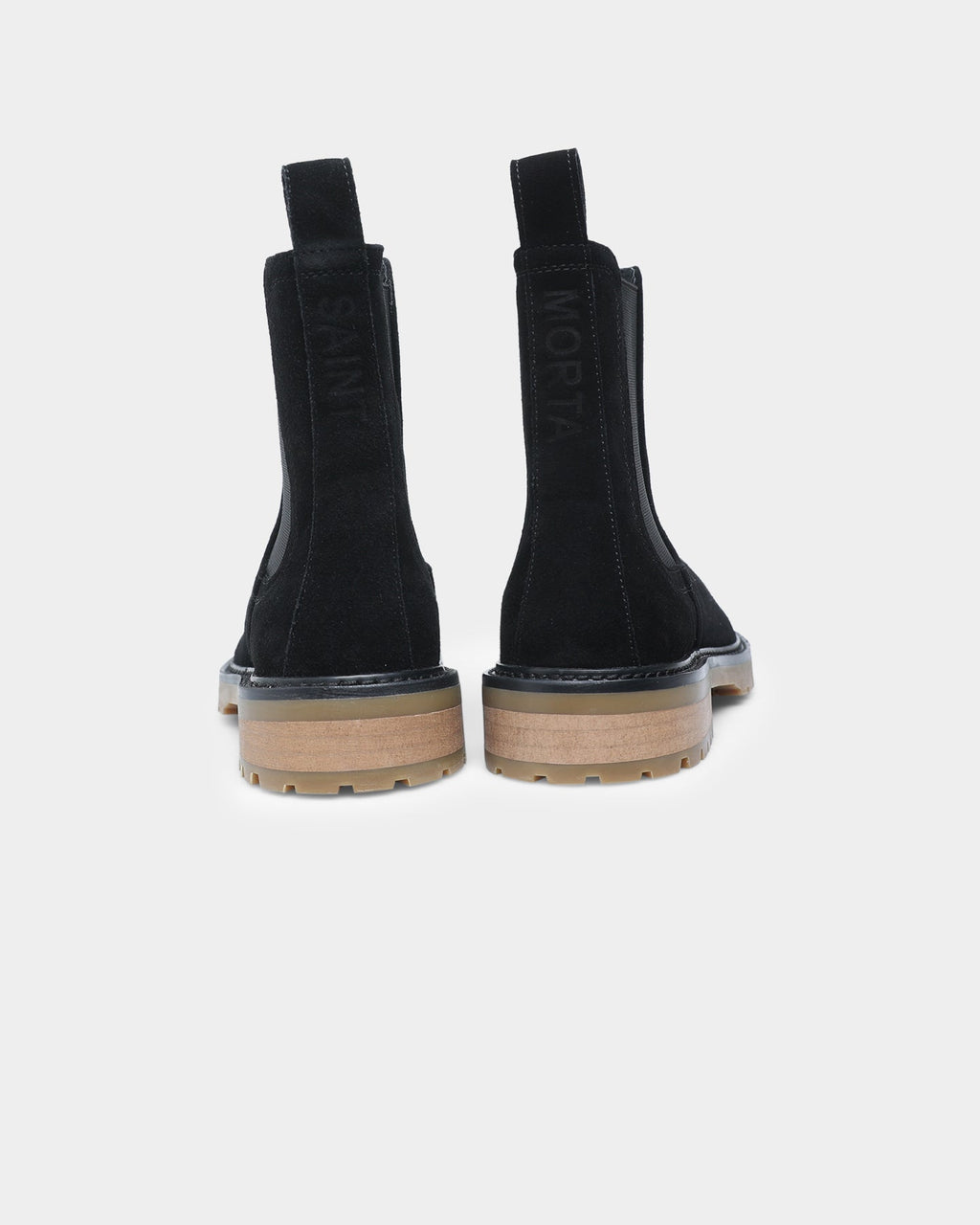 Saint Morta Chunky Chelsea Boot Black/Gum