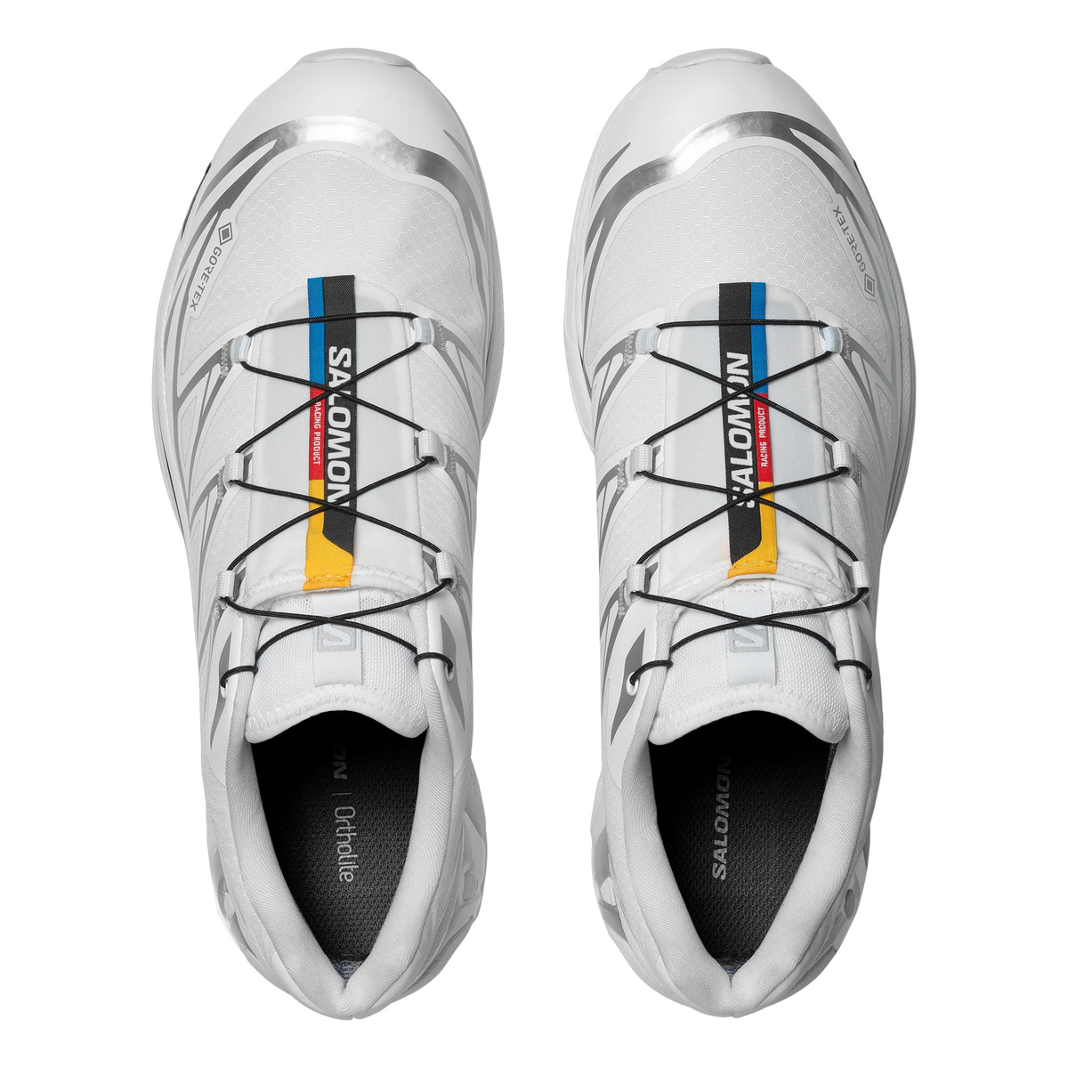 Salomon Men's XT-6 Gore-Tex White/Silver - Sneakers