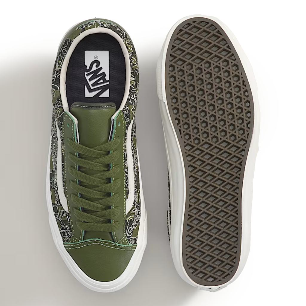 Vans Men's Premium Old Skool 36 Bandana Green - Sneakers